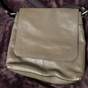 Coach Olive Green Leather Crossbody Bag 
Sullivan